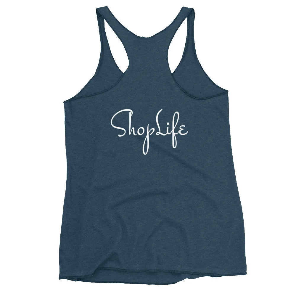 Shopping is My Cardio Racerback Tank