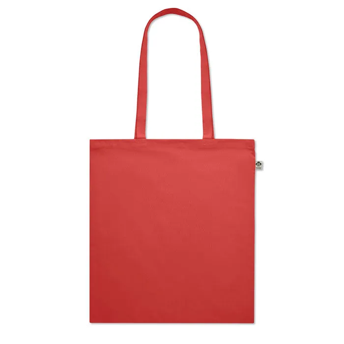 Shopping vrećica od organskog pamuka sa dugim ručkama 180 gr/m²