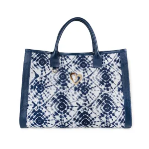 Sienna Tote Bag - Blue Sun [ Big ]