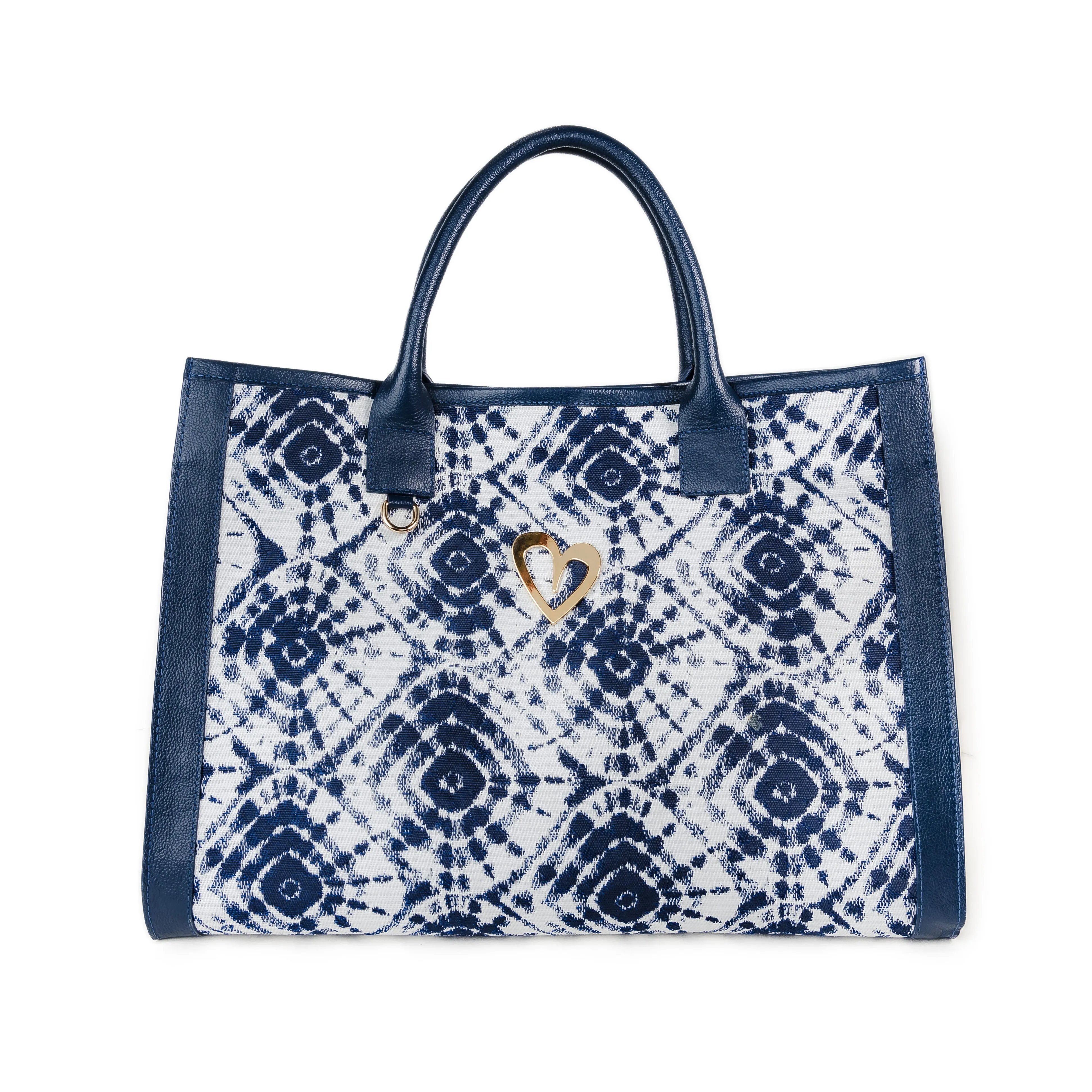 Sienna Tote Bag - Blue Sun [ Big ]