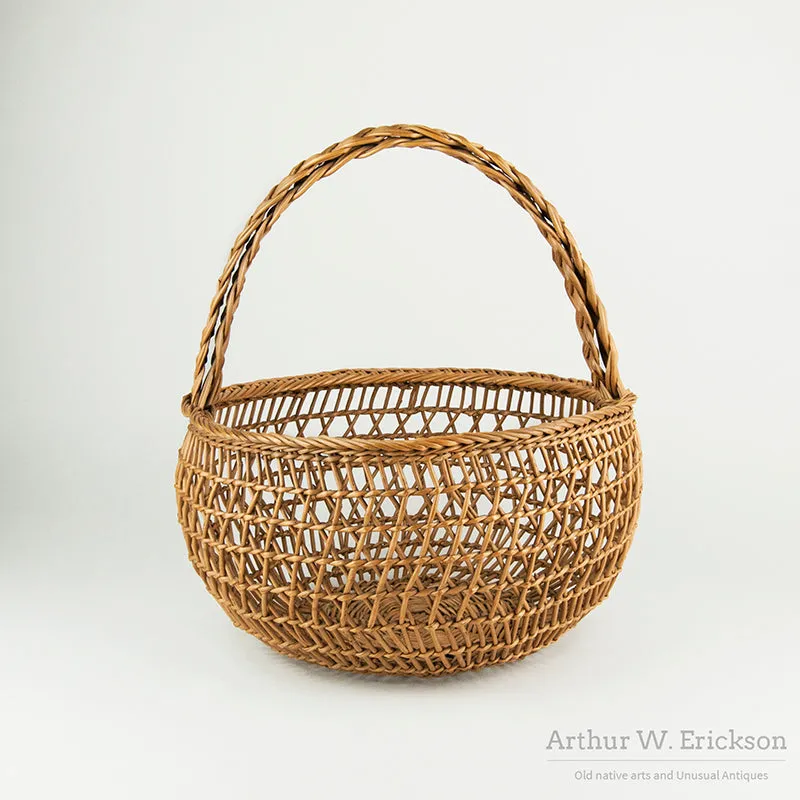 Siletz Open Weave Double Handle Basket
