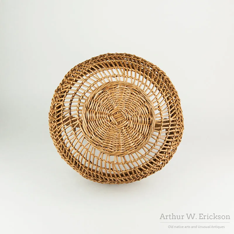 Siletz Open Weave Double Handle Basket