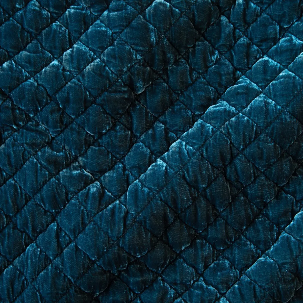 Silk Velvet Quilted Coverlet