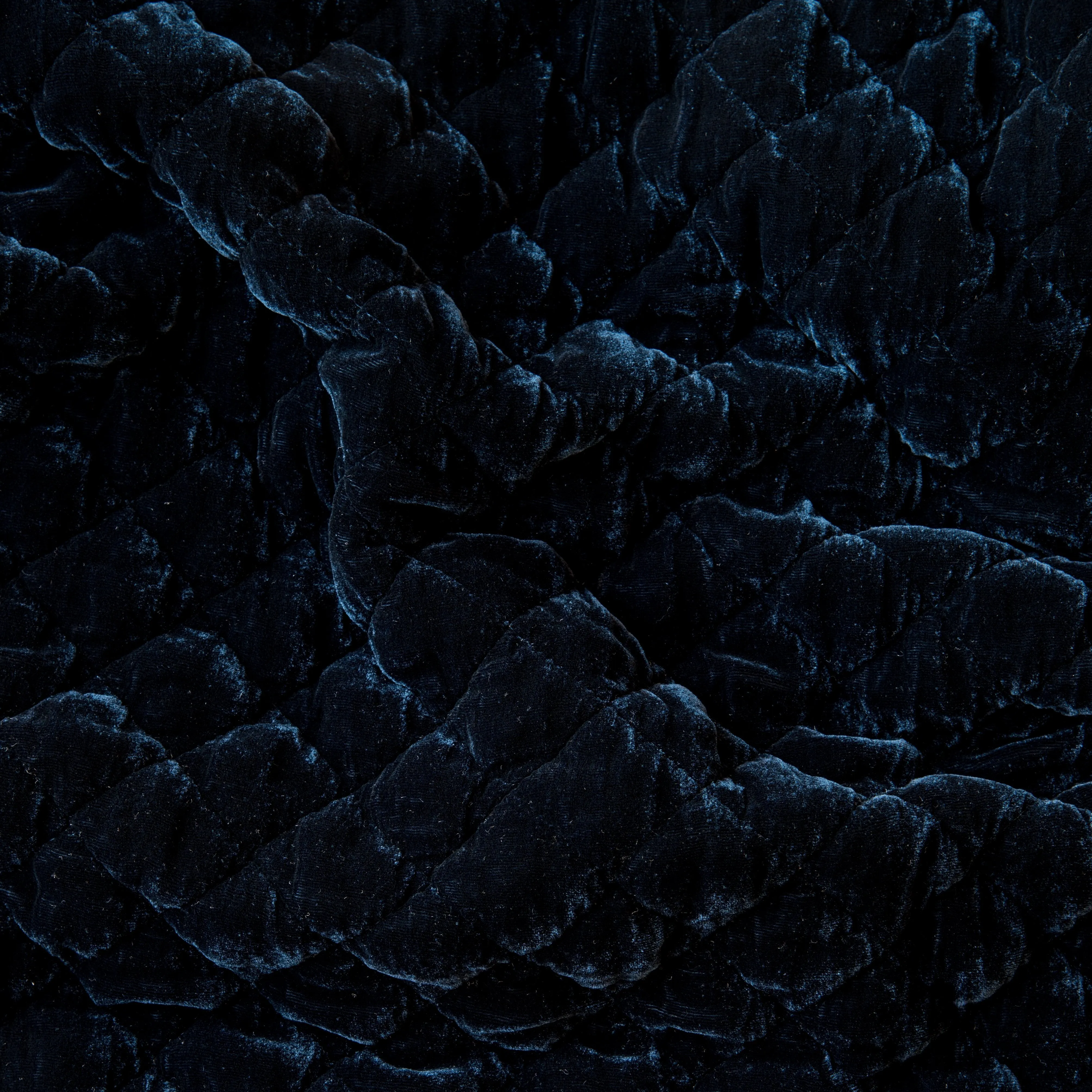 Silk Velvet Quilted Coverlet