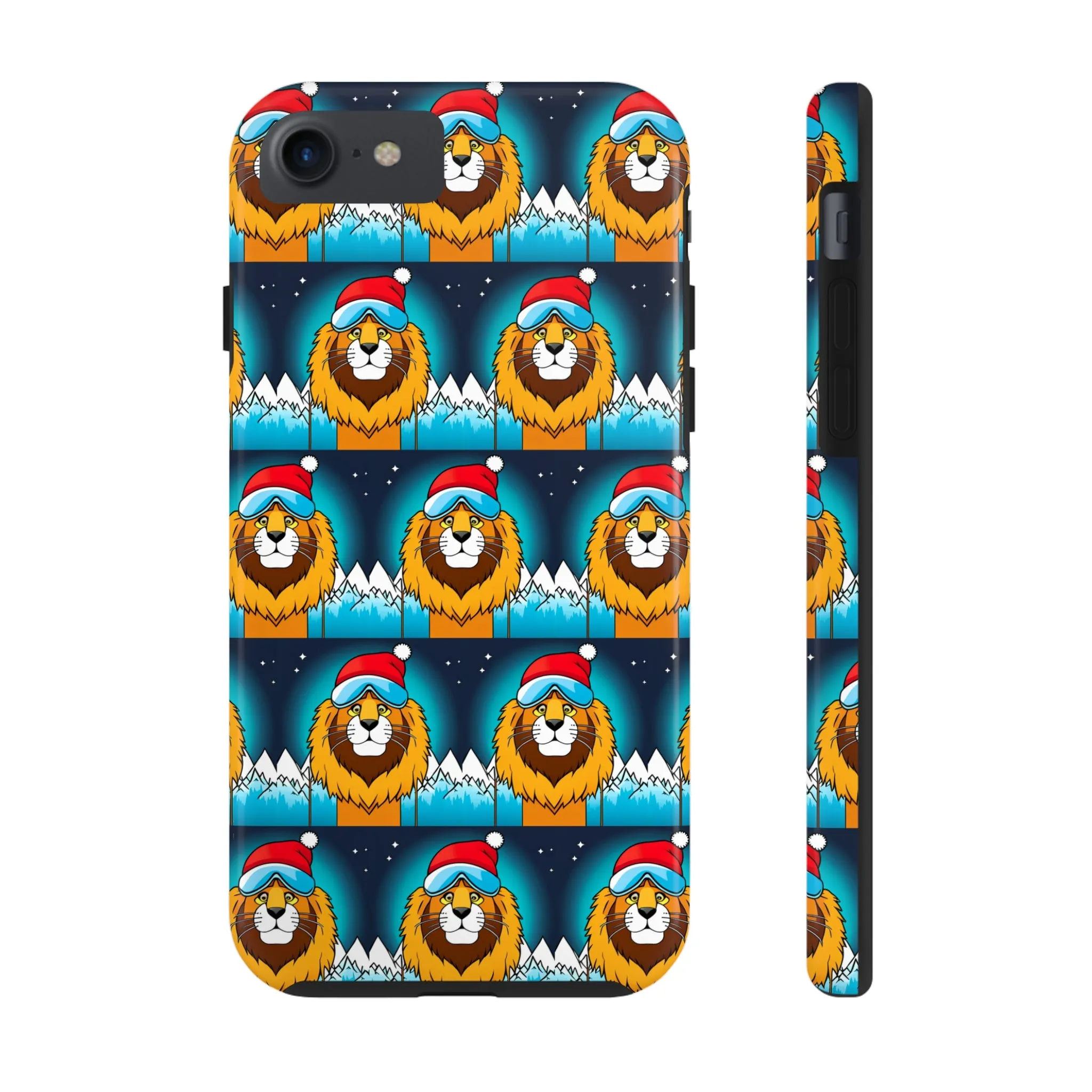 Skiing Lion - Tough Phone Case, Case-Mate