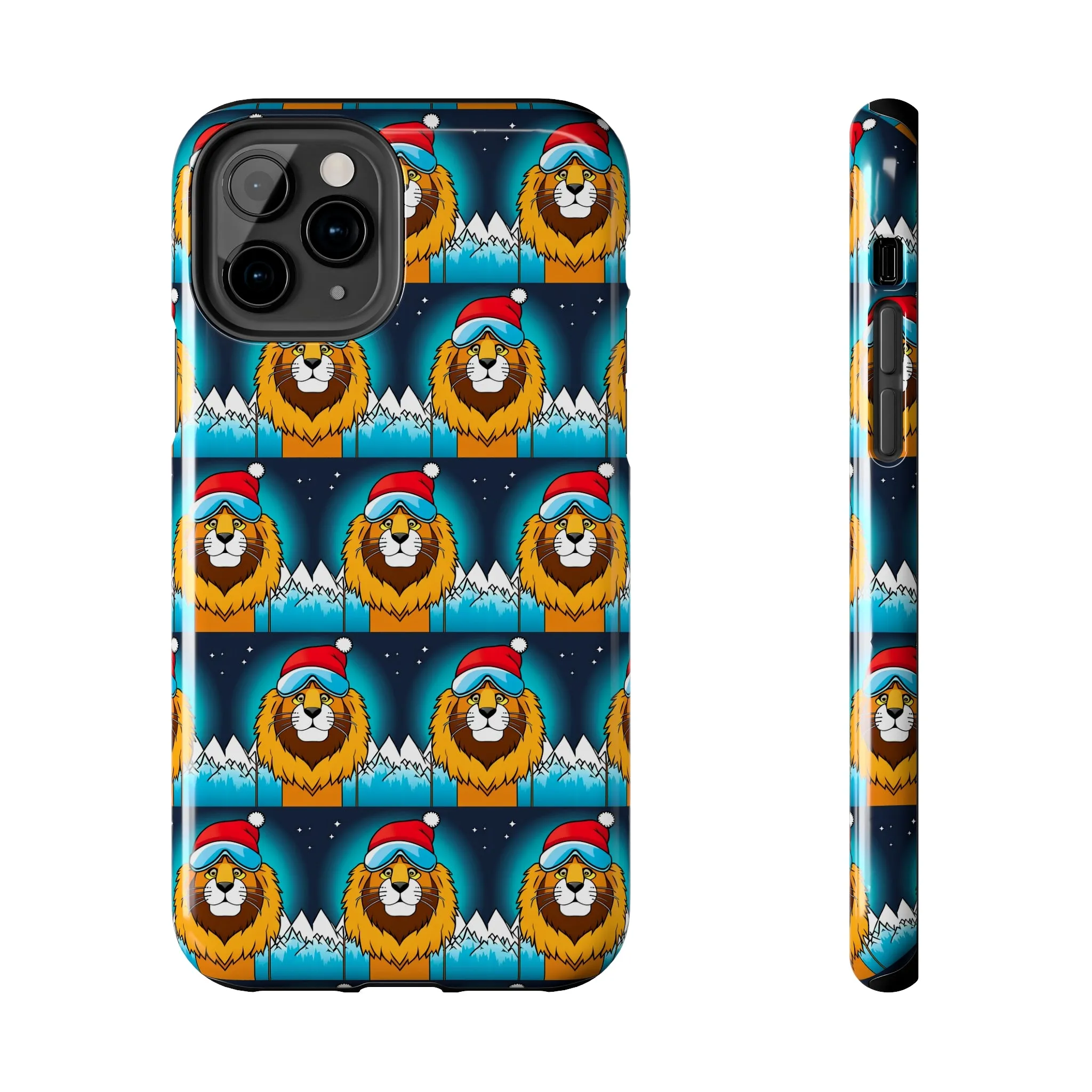 Skiing Lion - Tough Phone Case, Case-Mate