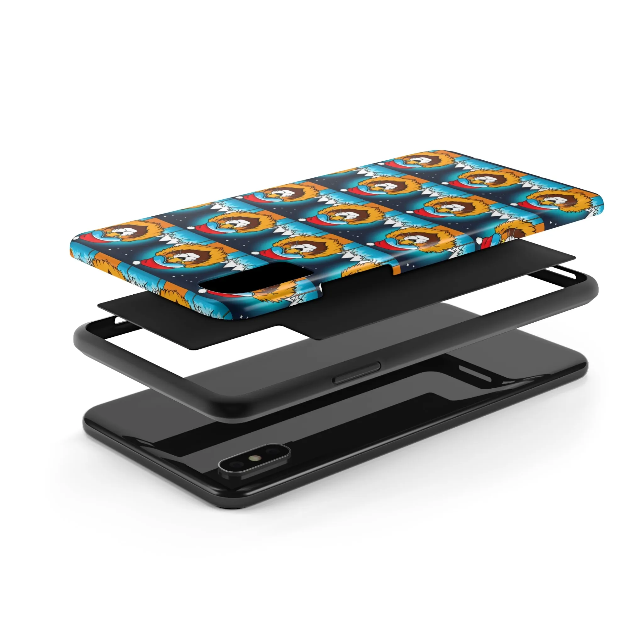 Skiing Lion - Tough Phone Case, Case-Mate