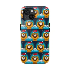 Skiing Lion - Tough Phone Case, Case-Mate