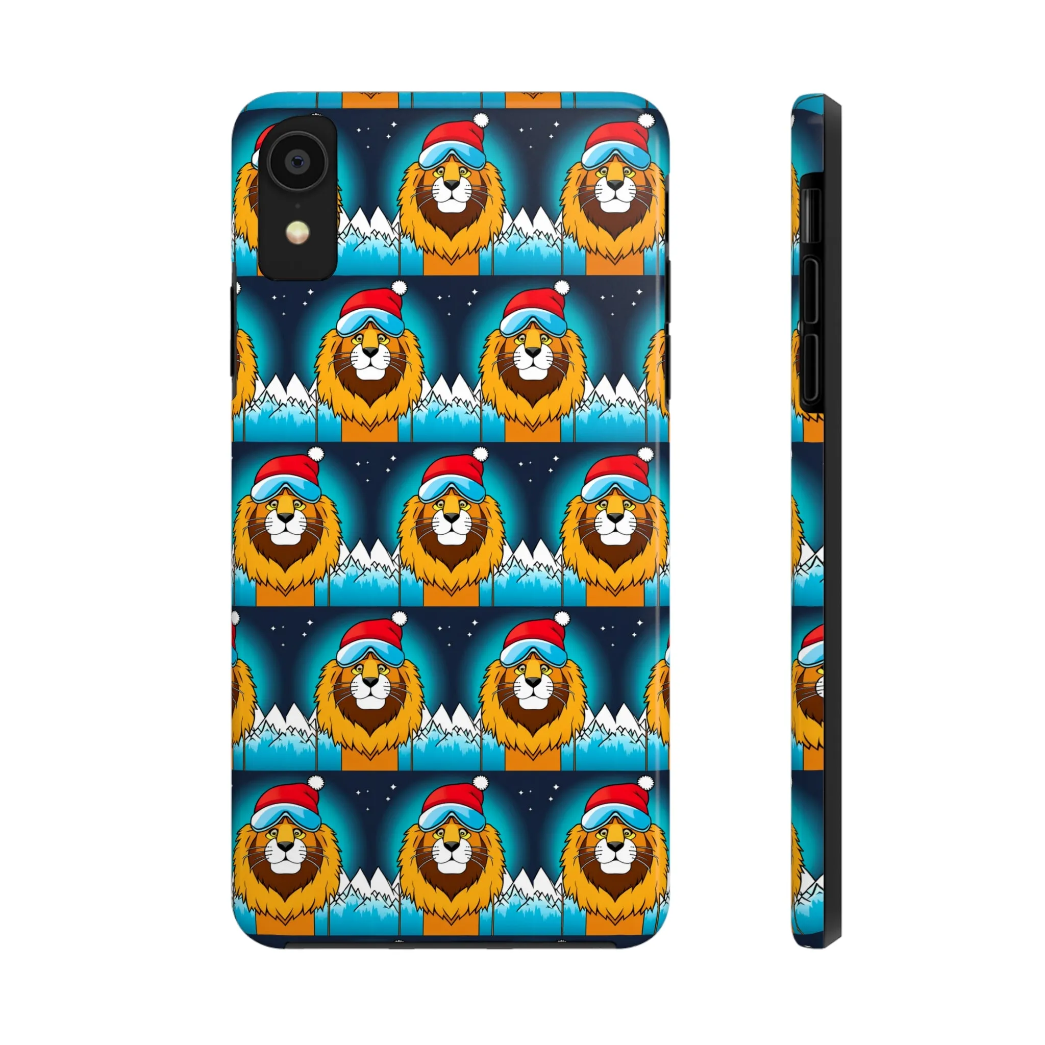 Skiing Lion - Tough Phone Case, Case-Mate