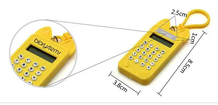 Small Calculator With Cat Ears And Paws Design