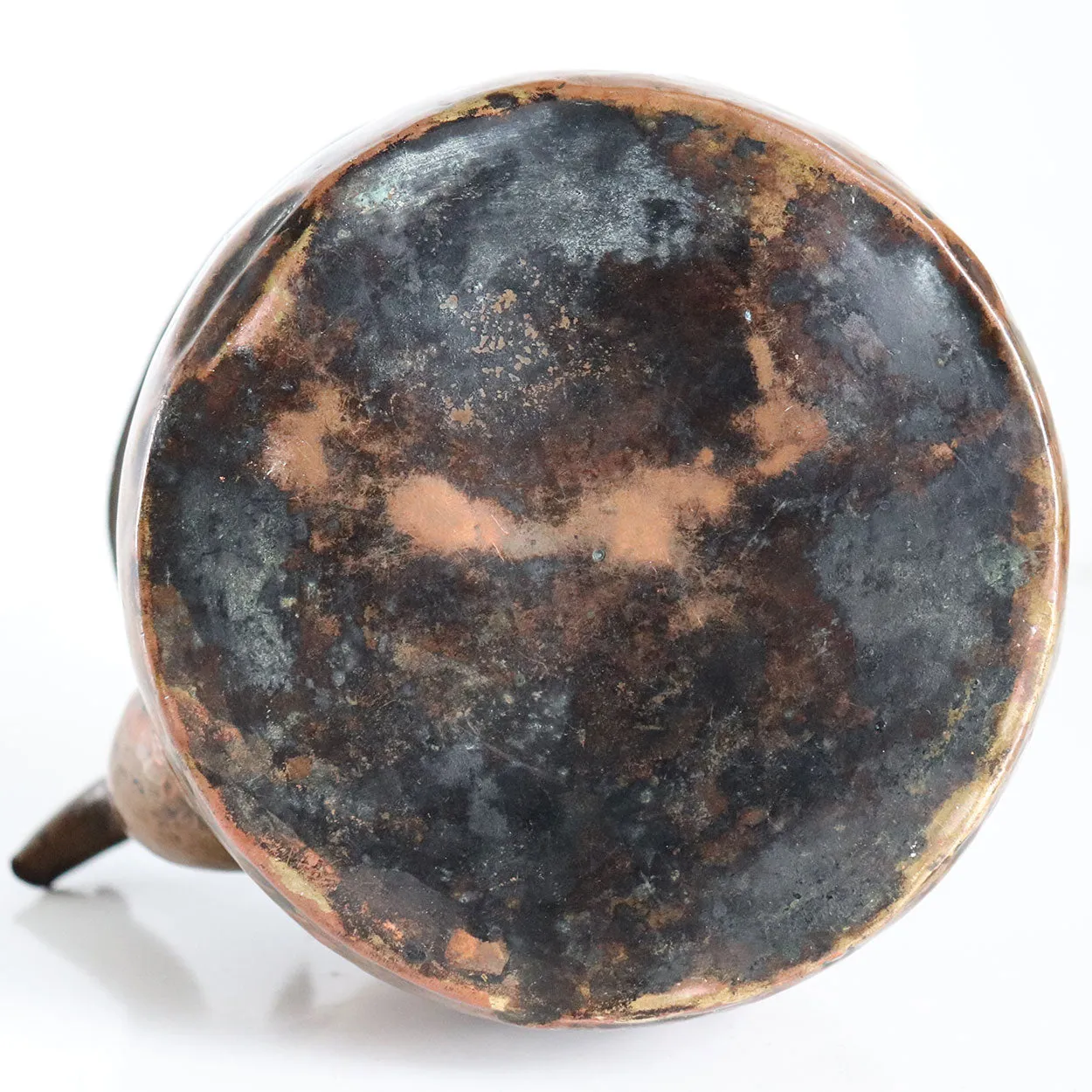 Small Swedish Copper Gooseneck Teapot or Water Kettle