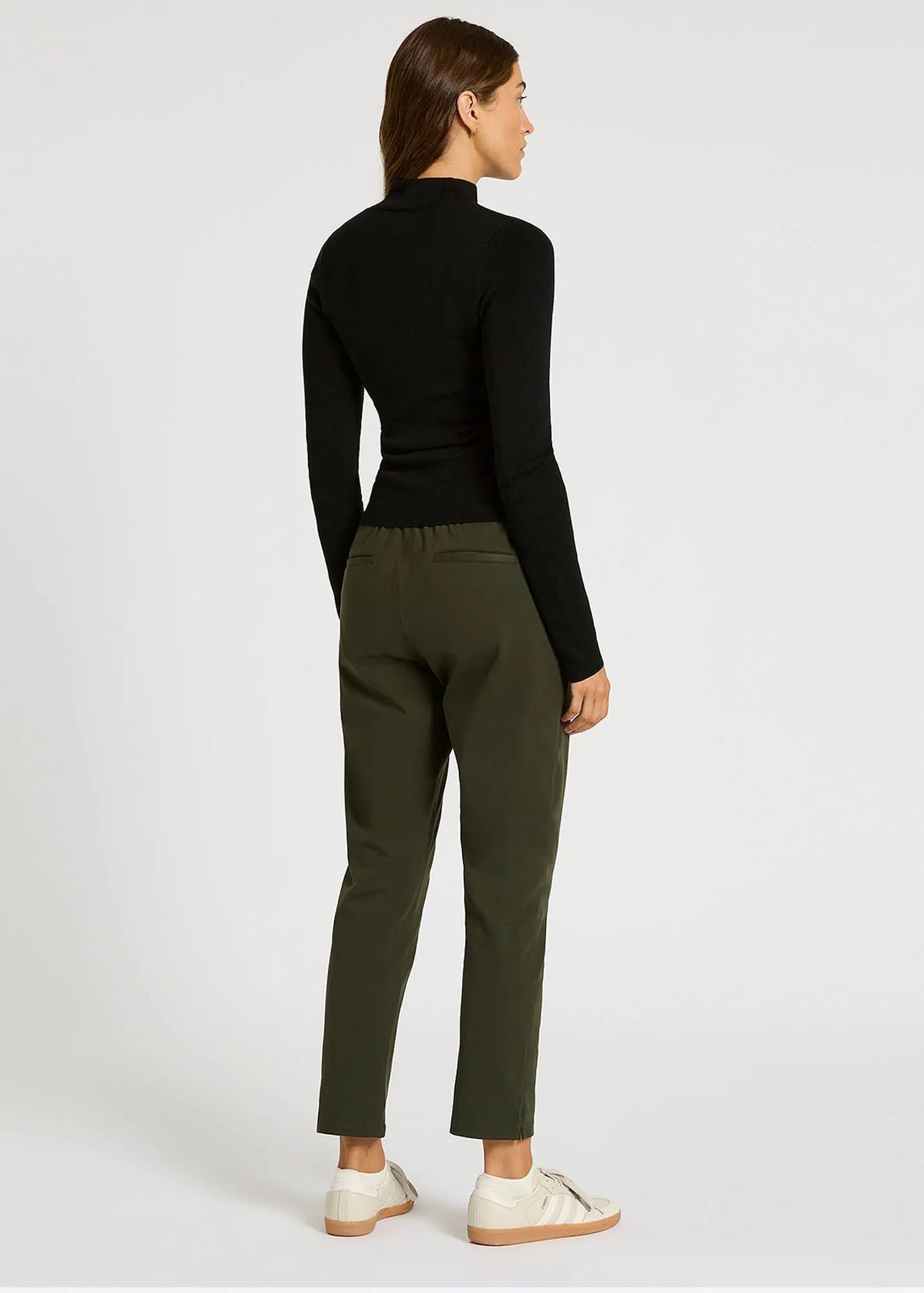 Snug Knit Mock Neck Long Sleeve