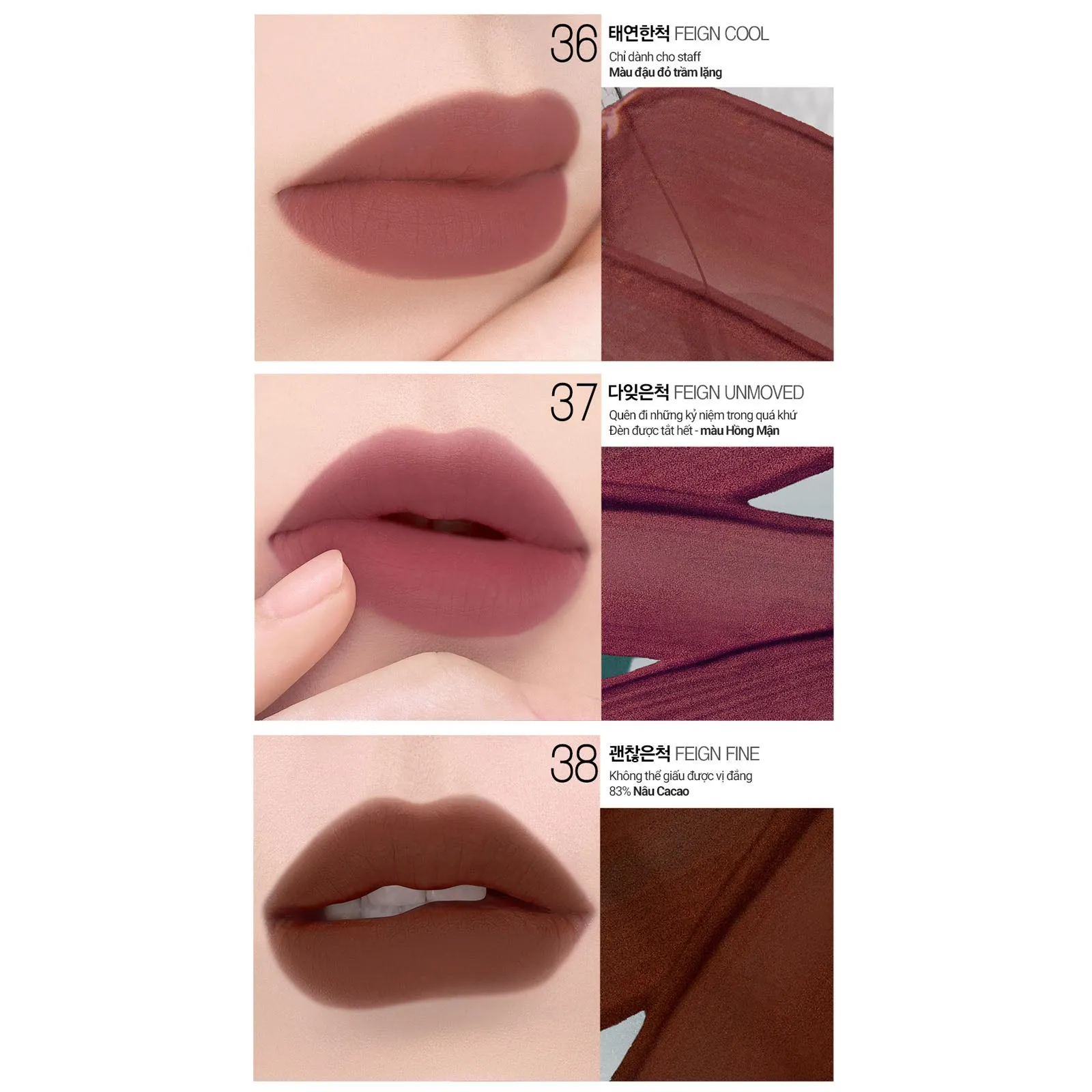 Son Kem BBia Last Velvet Lip Tint Ver 8