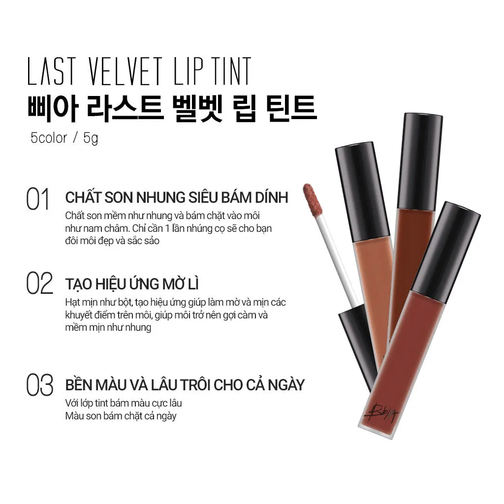 Son Kem BBia Last Velvet Lip Tint Ver 8
