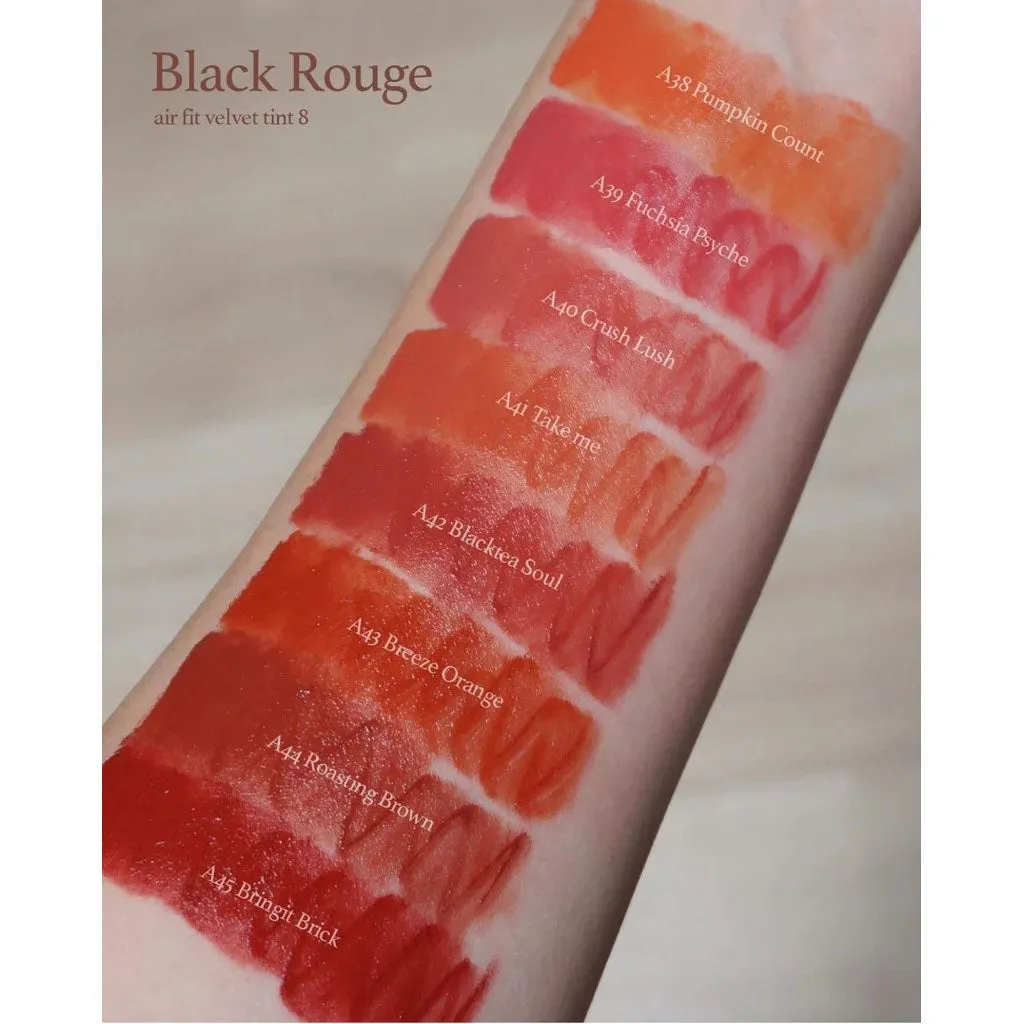 Son Kem Lì Black Rouge Air Fit Velvet Tint Ver 8