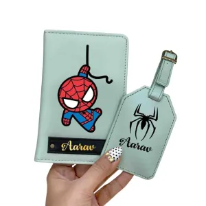 Spidey Passport cover and Bag Tag Combo