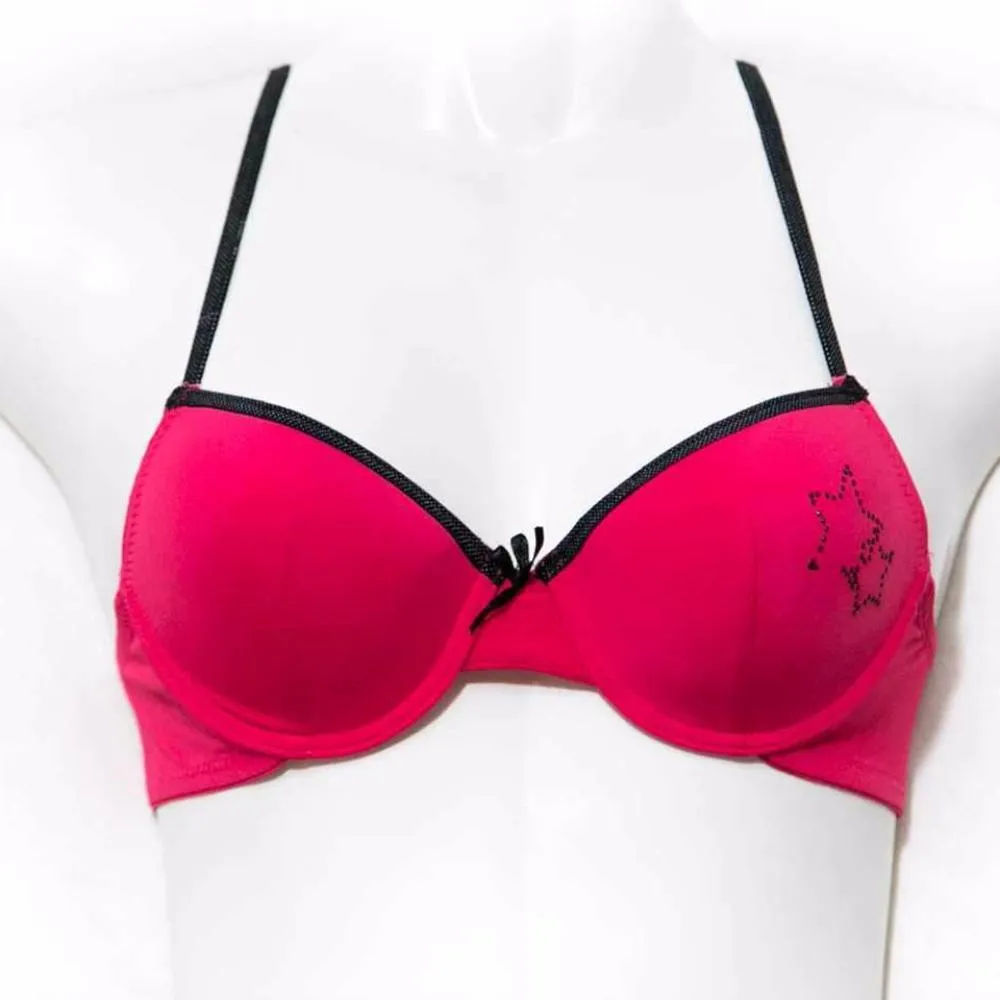 Star Bra Red