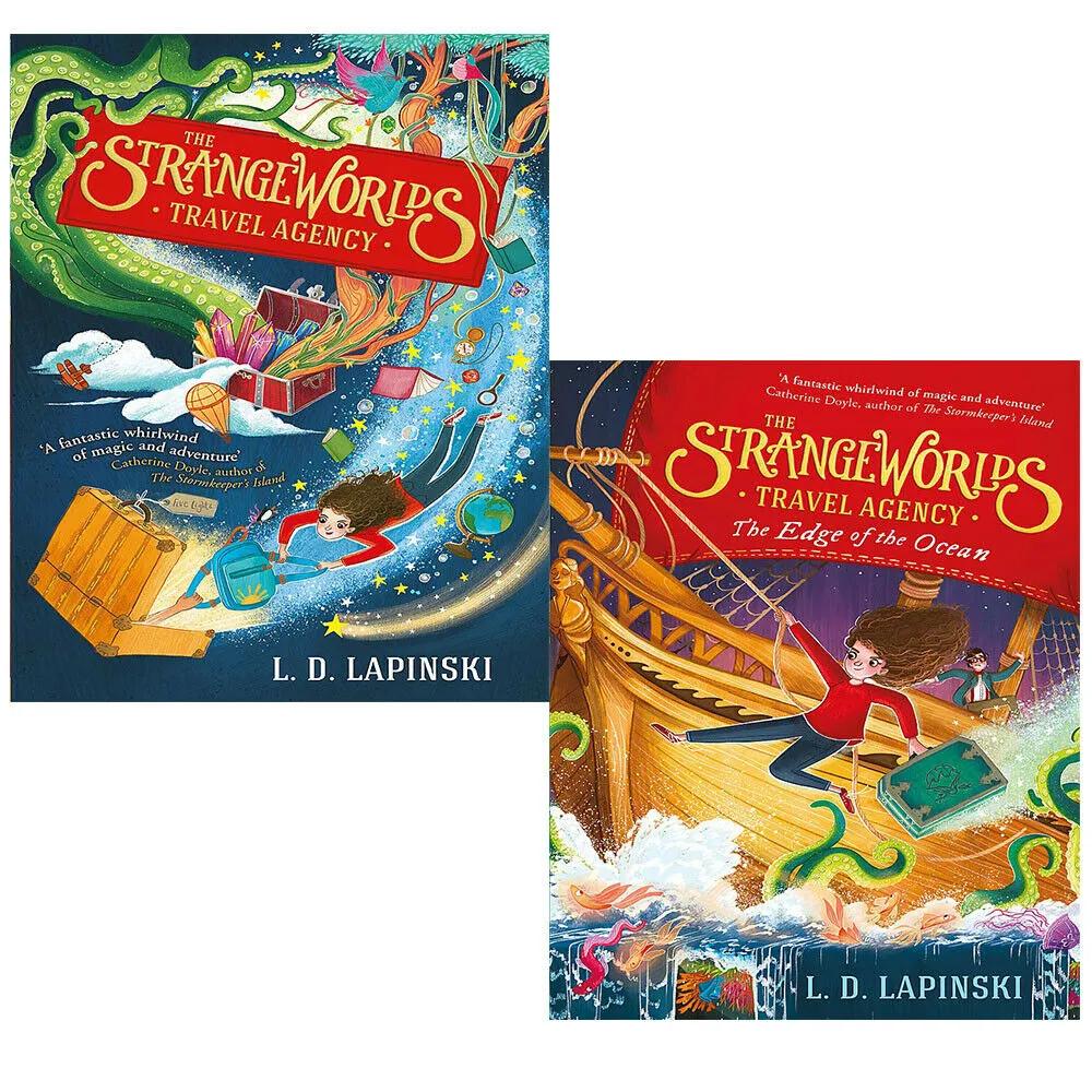 Strangeworlds Travel Agency Series L.D. Lapinski 2 books collection set