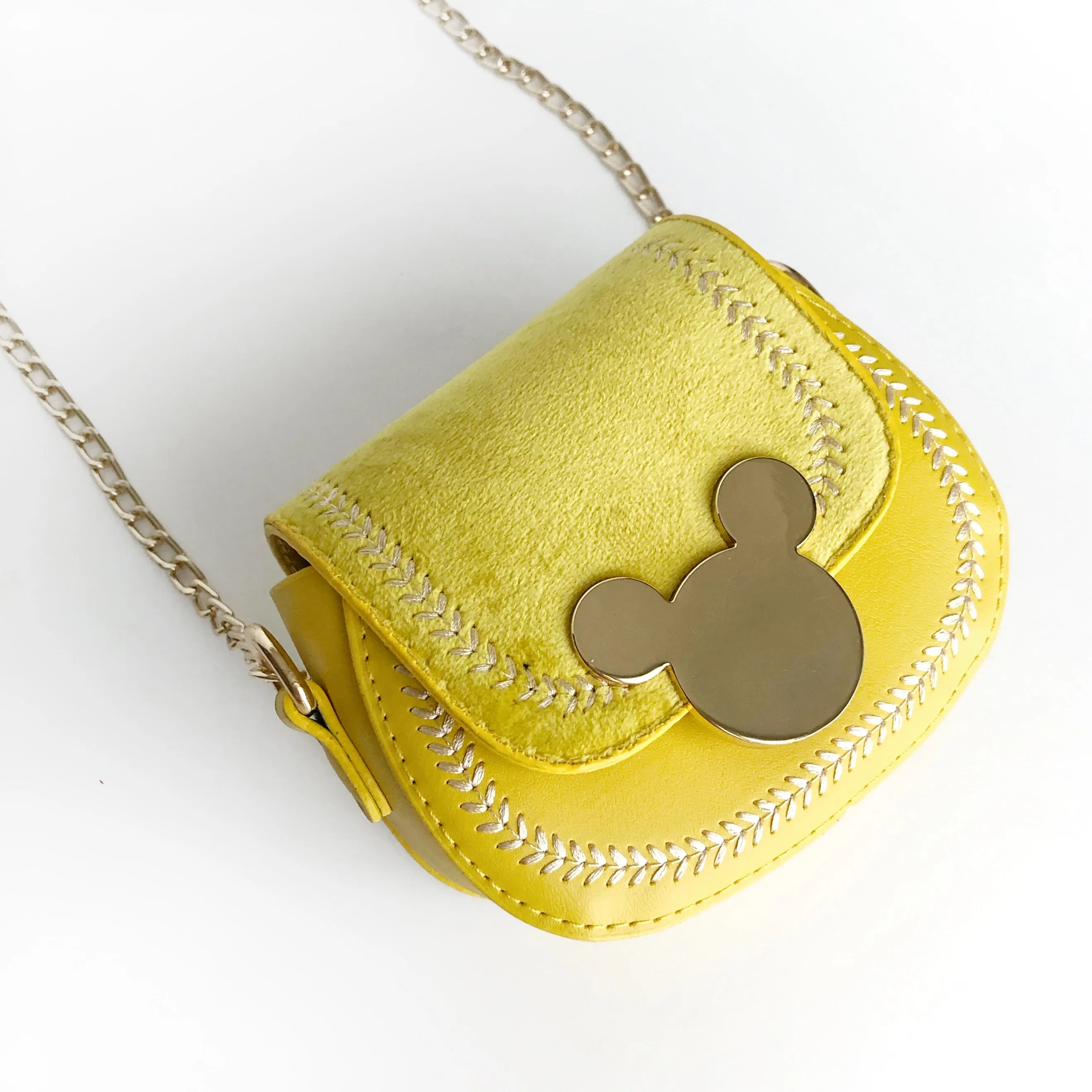 Sueded Mouse Ear Purse