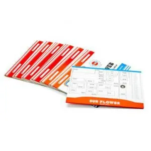 Sun Flower Self Adhesive White Labels 20 x 50mm 1031