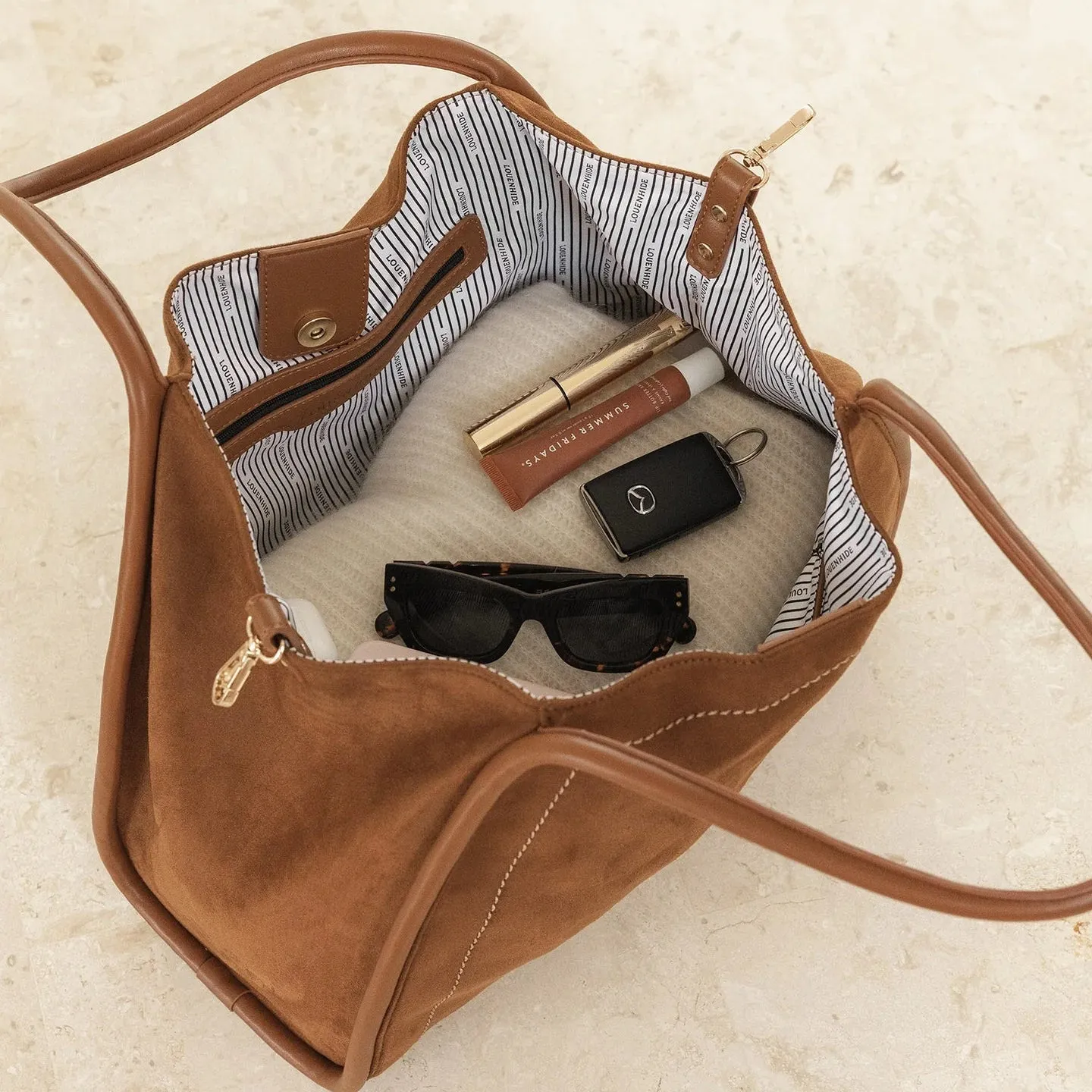 Sutton Shoulder Bag - Tan