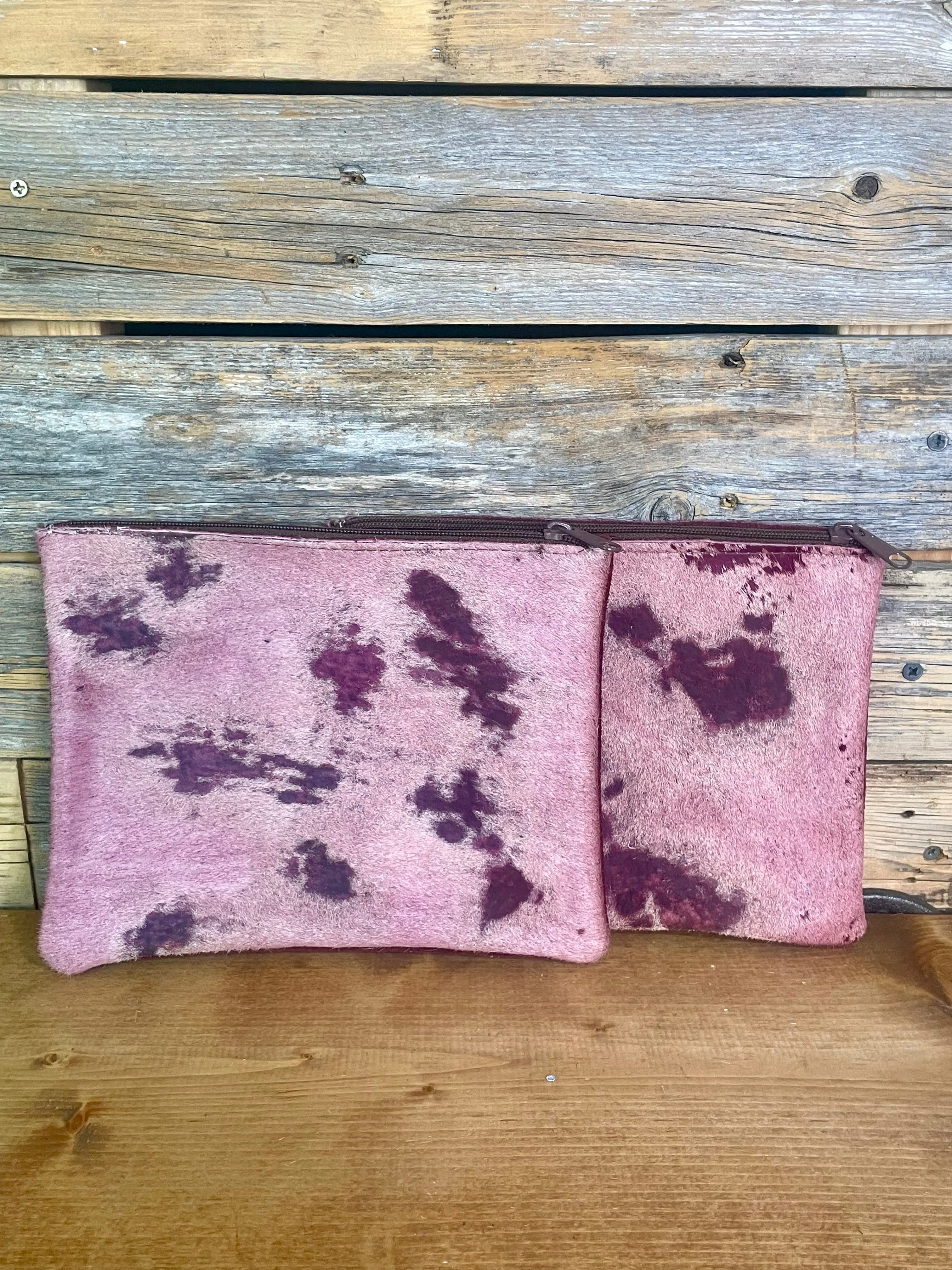 Swayze Large Leather Travel/Storage Pouch - "8.5 x 7"