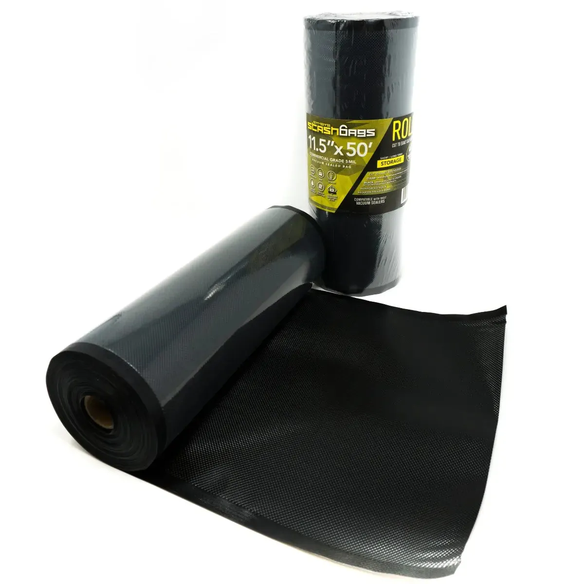 Symbys StashRoll Vacuum Seal Roll - Black & Clear