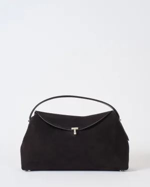 t-lock suede top handle
