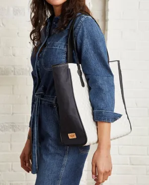 Tate White Classic Tote (6099)