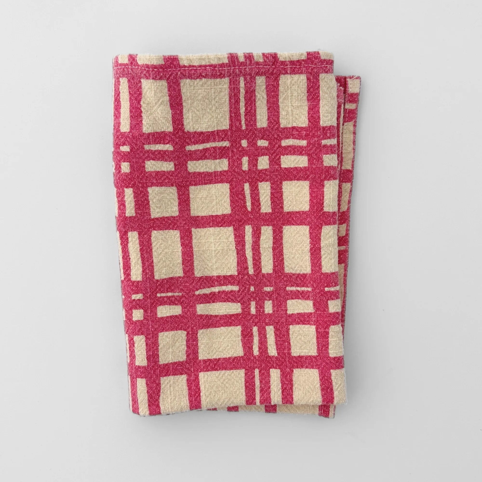 Tea Towel - Darby - Barbie Pink - Vanilla