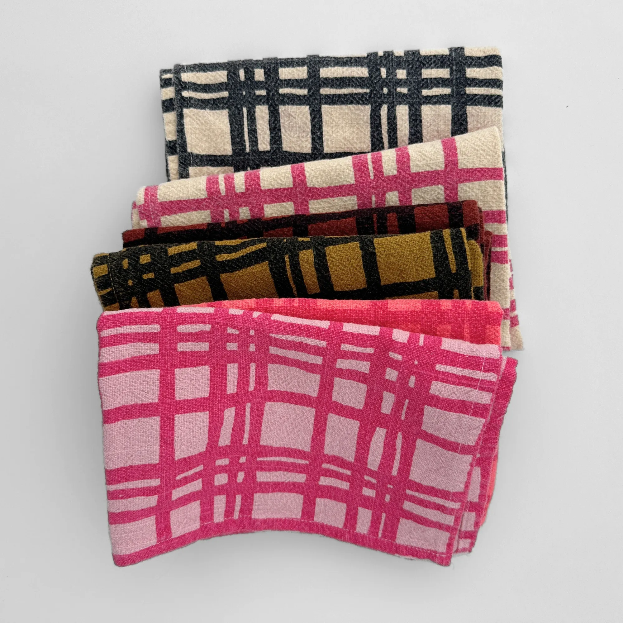 Tea Towel - Darby - Barbie Pink - Vanilla