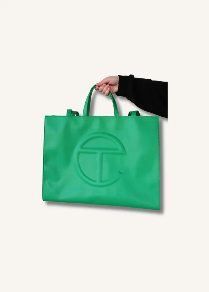 Telfar Green Large Shopping Bag
