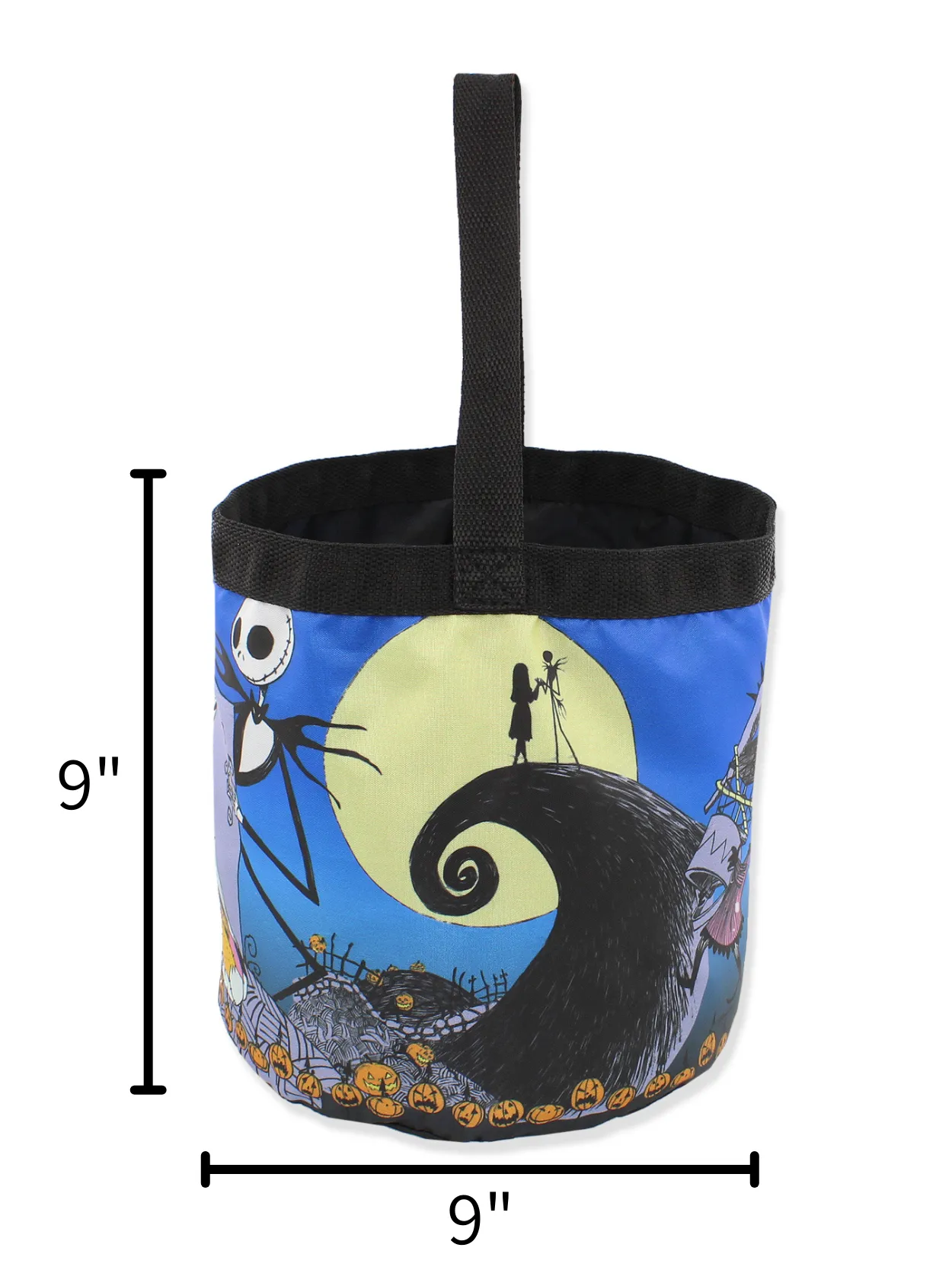 The Nightmare Before Christmas Collapsible Bucket Tote Bag