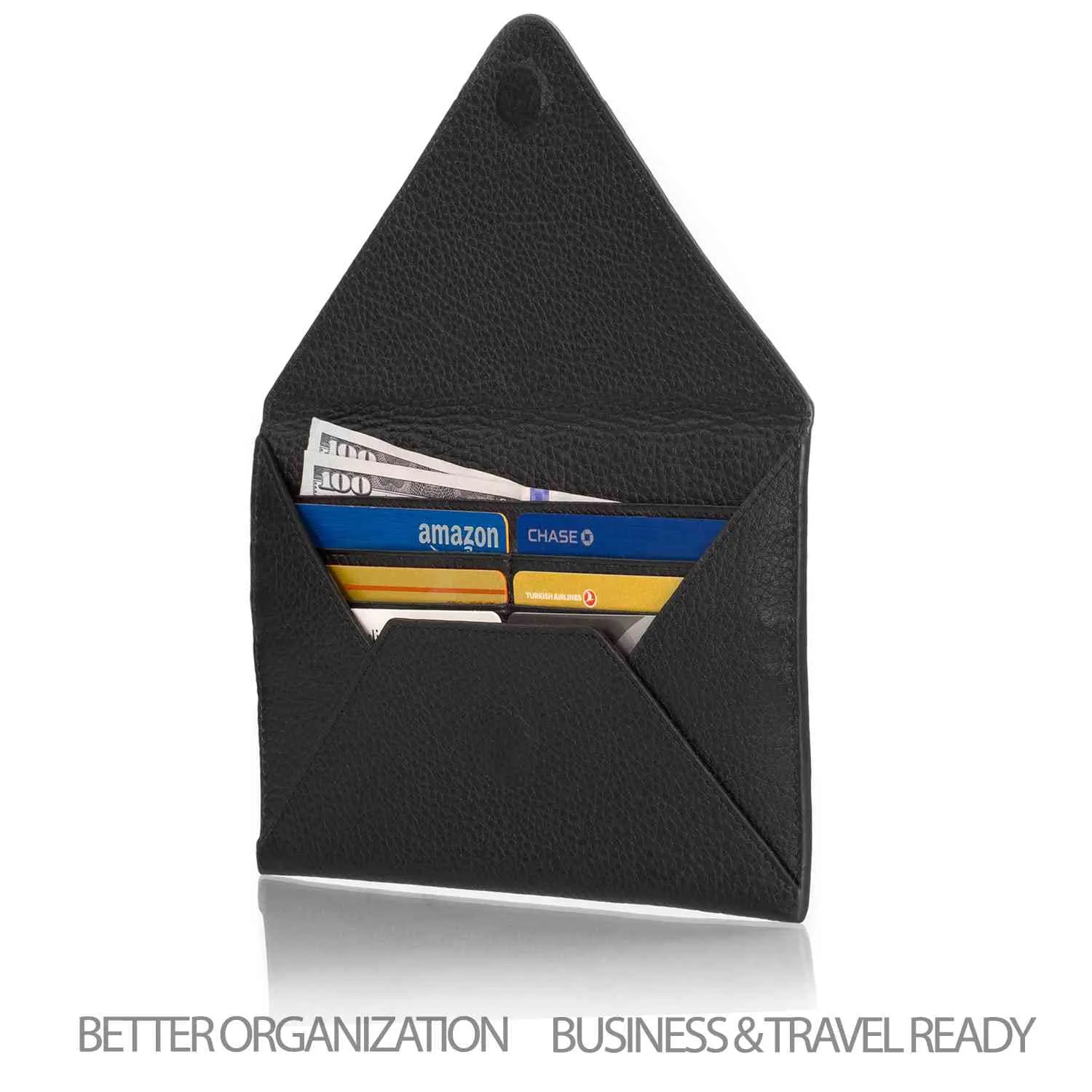 Top Grain Leather Envelope Wallet