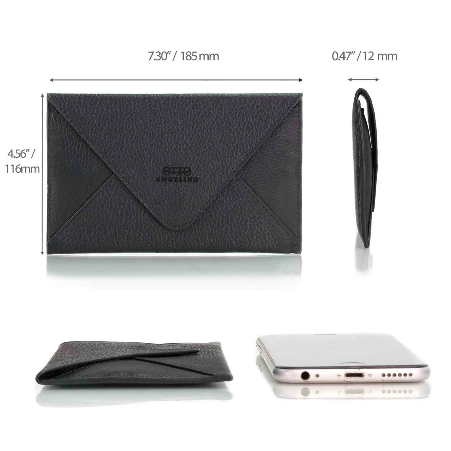 Top Grain Leather Envelope Wallet
