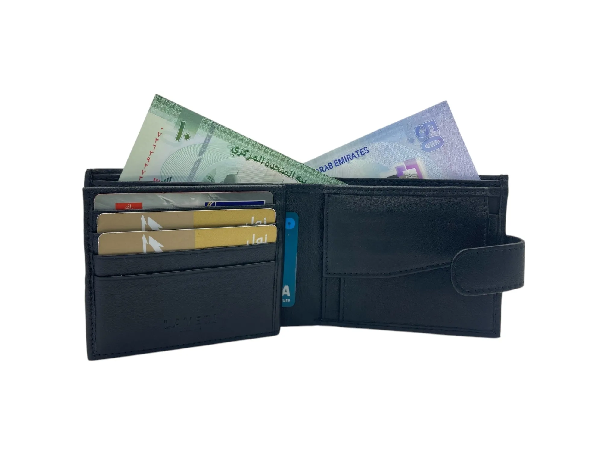 Top Grain Napa Leather Card & Coin Billfold Wallet # 1005CL