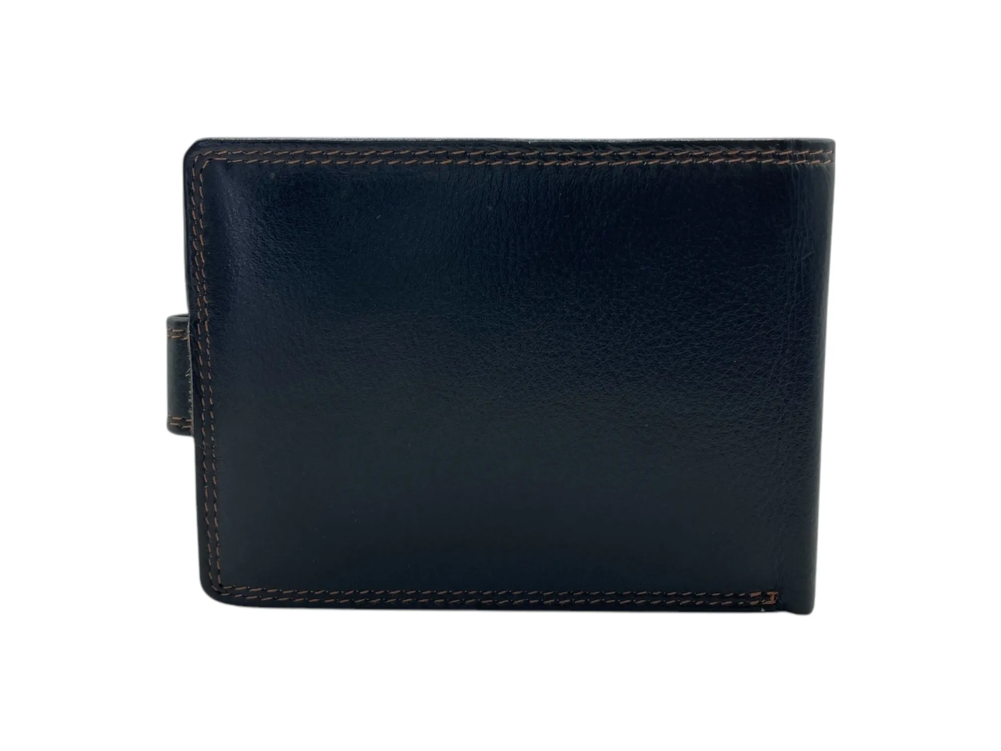 Top Grain Napa Leather Card & Coin Billfold Wallet # 1510L