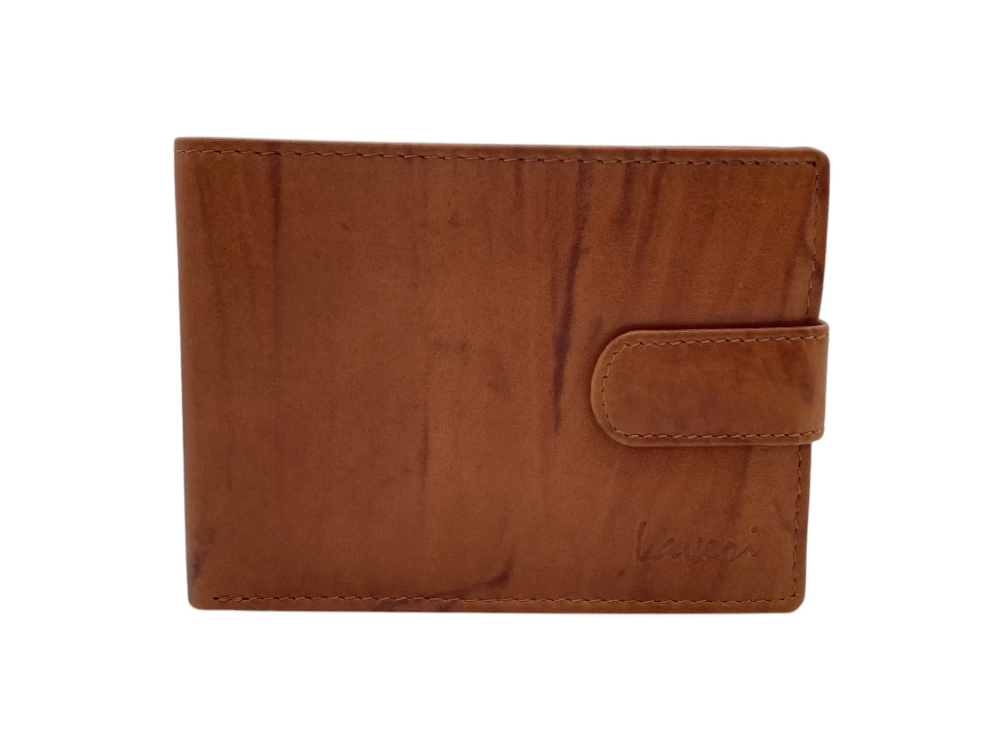 Top Grain Napa Leather Card & Coin Billfold Wallet # 1510L