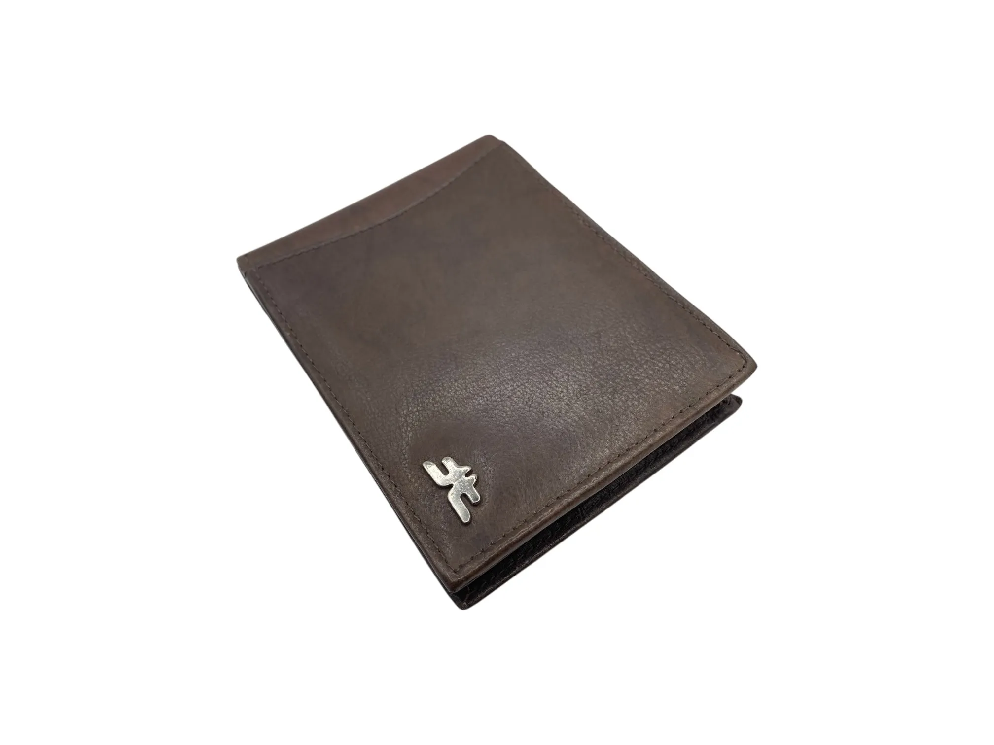Top Grain Napa Leather Card & Coin Billfold Wallet # 562