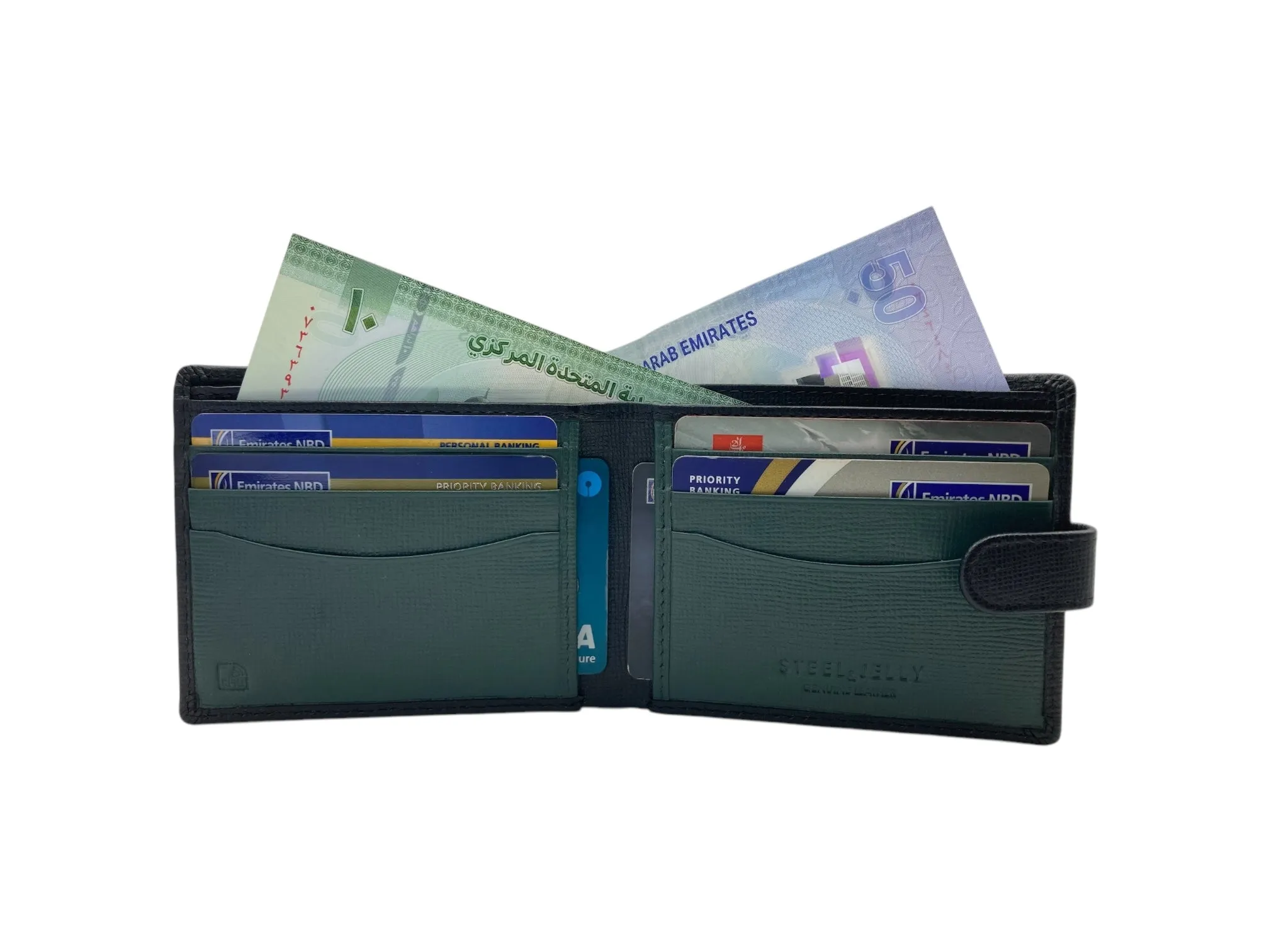 Top Grain Slim & Compact Leather Billfold Wallet # 4627L