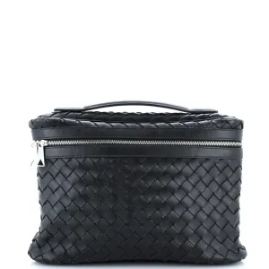 Top Handle Document Holder Intrecciato Nappa