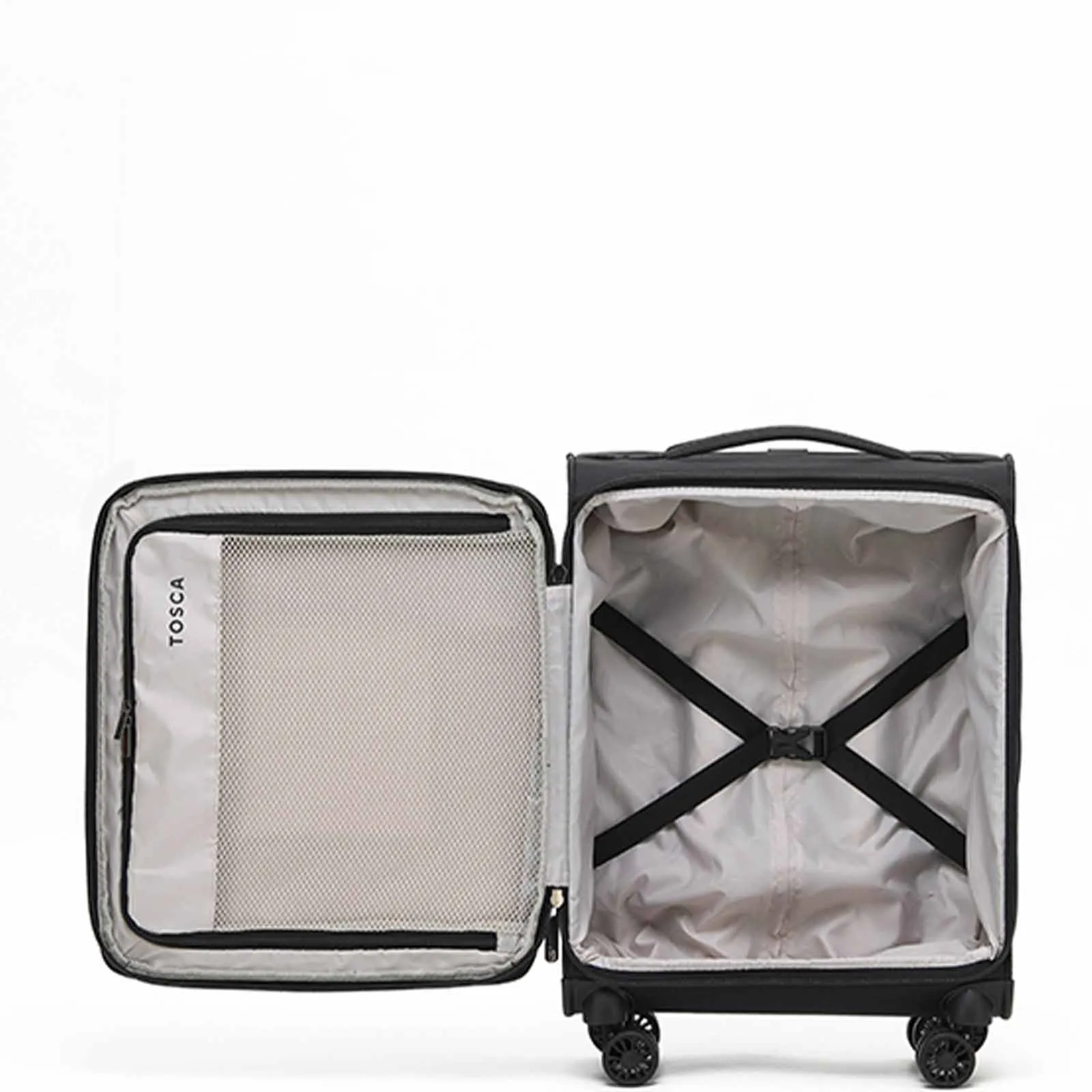 Tosca So-Lite 4W 54cm Carry-On Suitcase Black