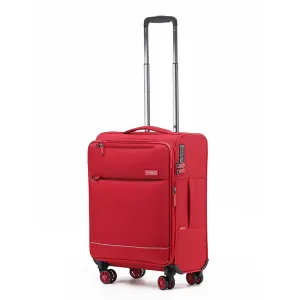 Tosca So-Lite 4W 54cm Carry-On Suitcase Red