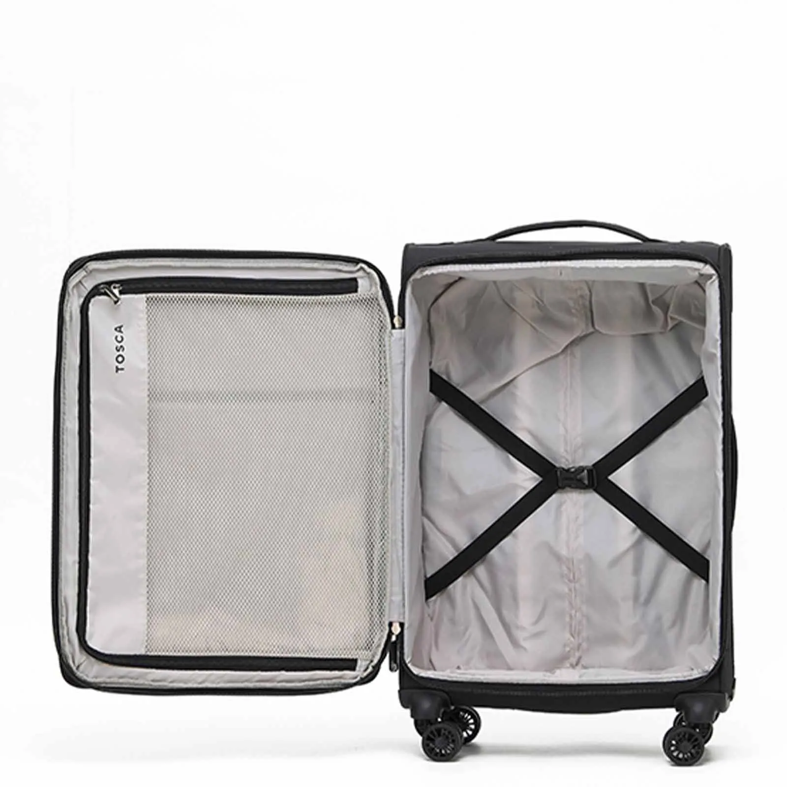 Tosca So-Lite 4W 67cm Medium Suitcase Black