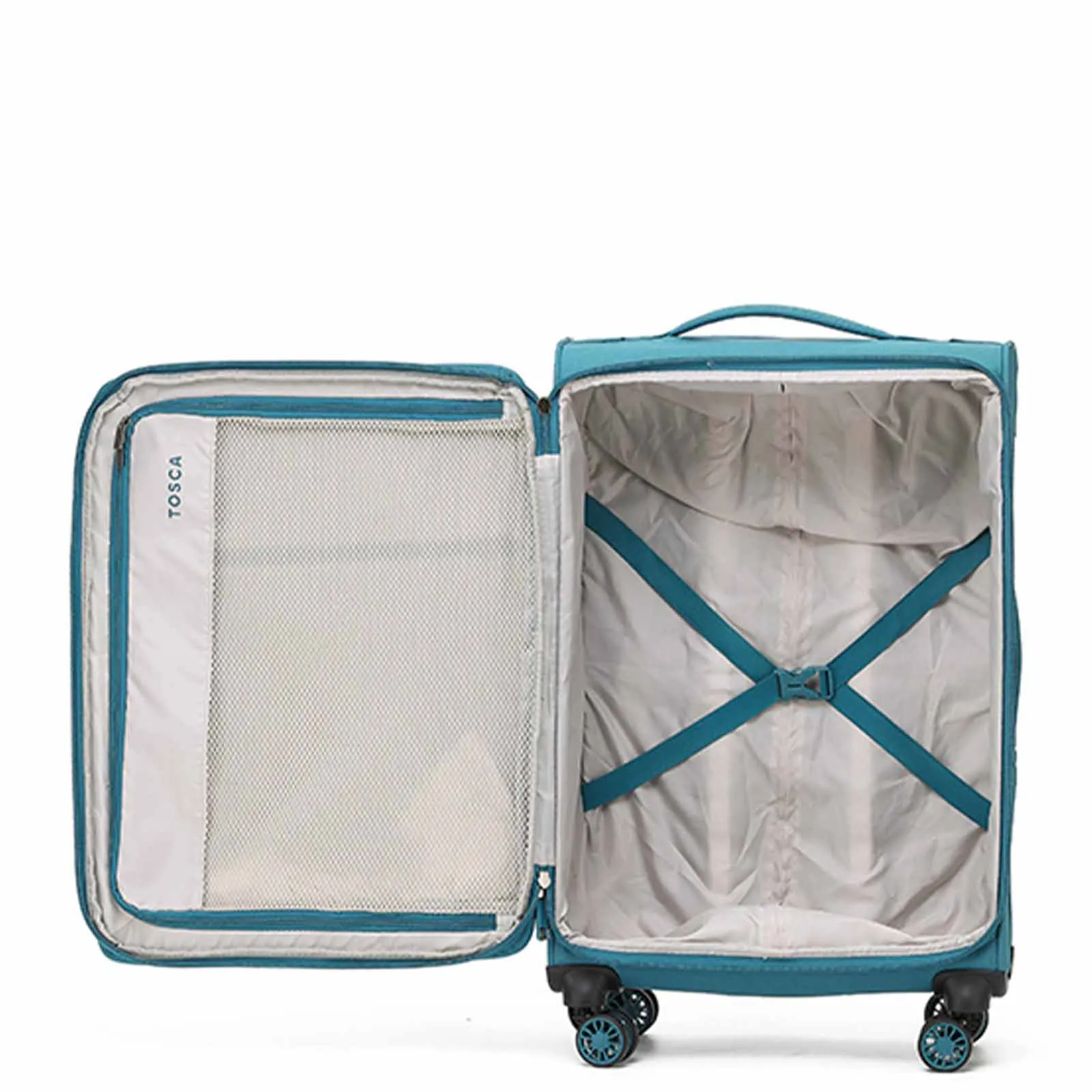Tosca So-Lite 4W 67cm Medium Suitcase Teal