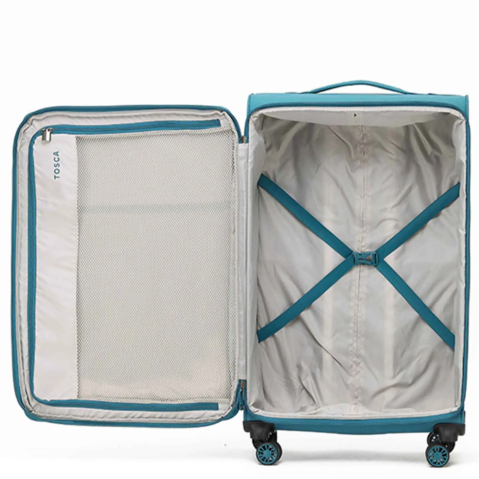 Tosca So-Lite 4W 79cm Large Suitcase Teal