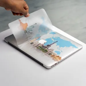 Transparent Map Laptop Skin