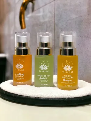 Travel Friendly Body Oils Set