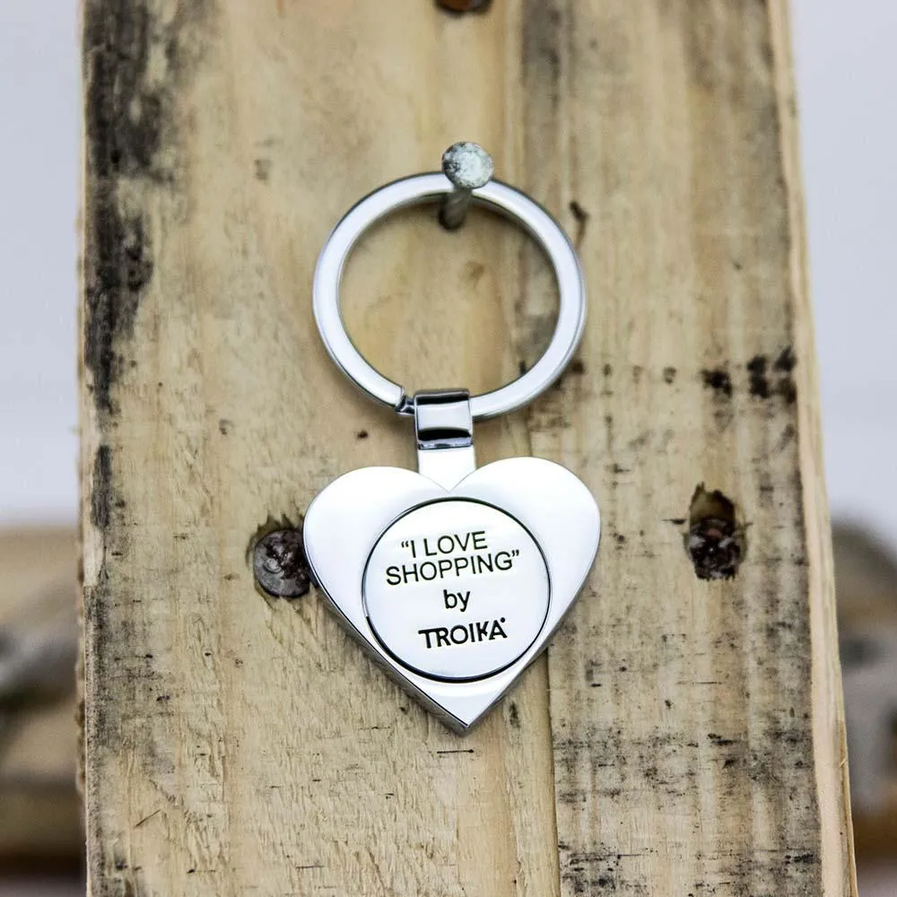 TROIKA Keyring I LOVE SHOPPING