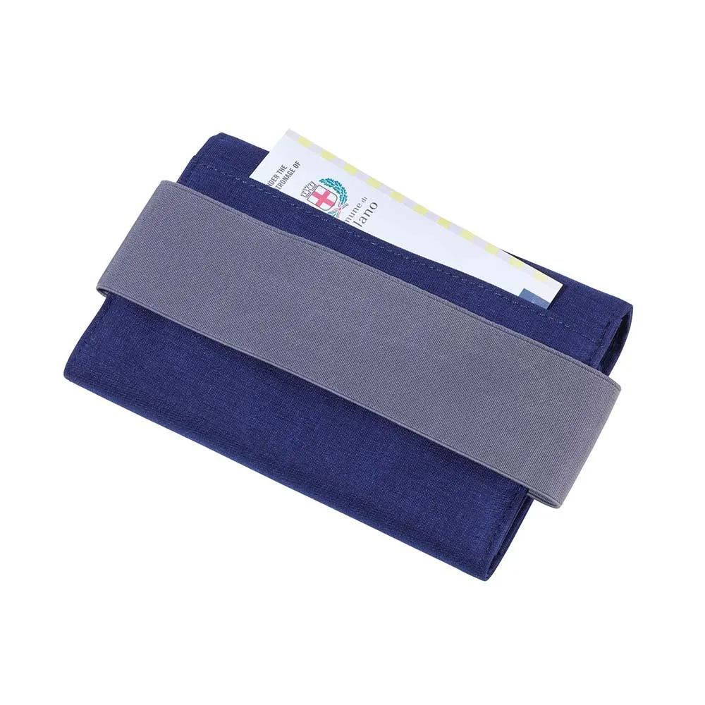 TROIKA Organiser Document RFID Travel Case TRAVEL OFFICE - Blue/Grey